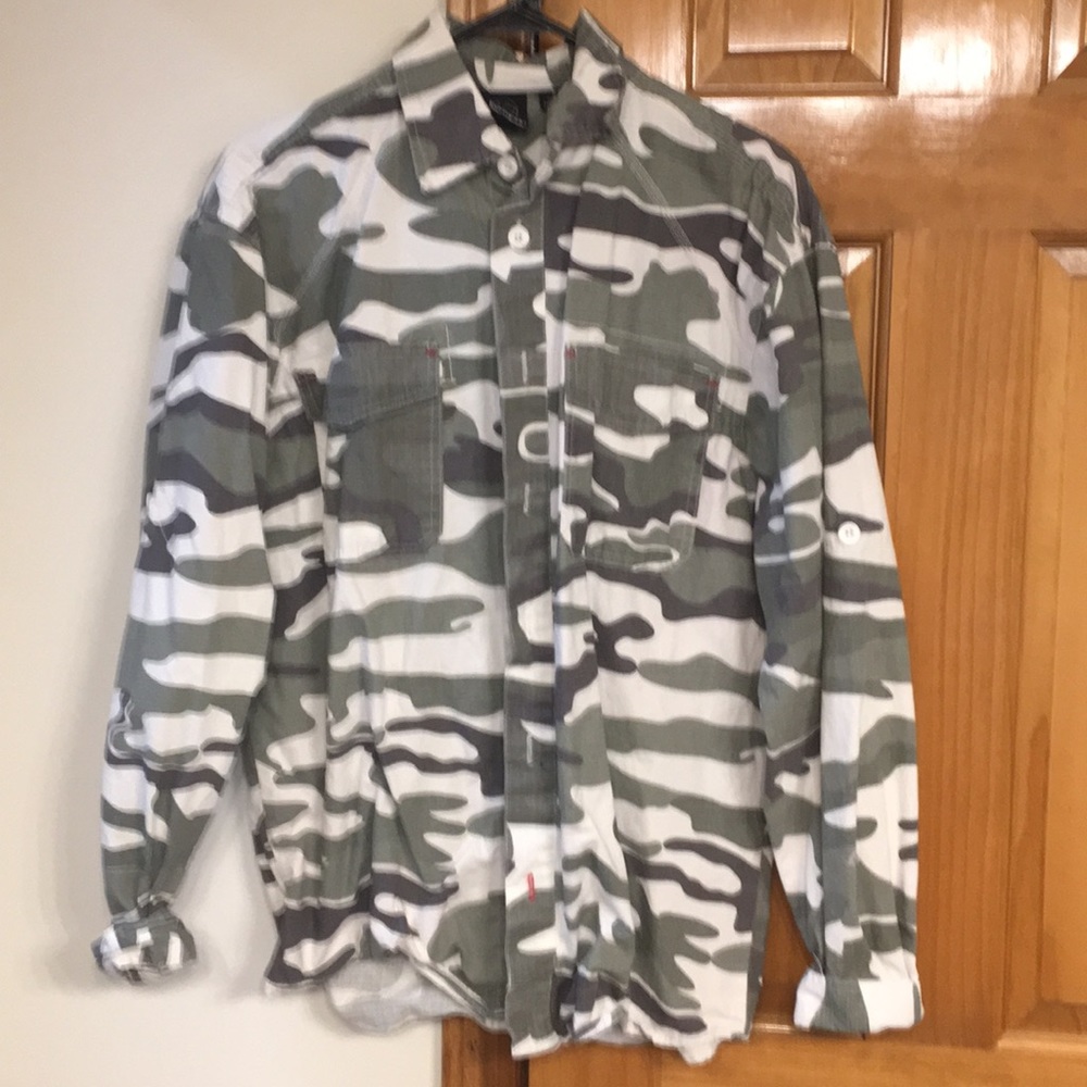 Camo long sleeved shirt
